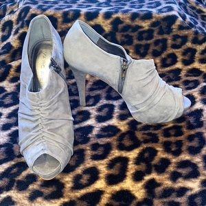 Marc Fisher Grey Suede Heels